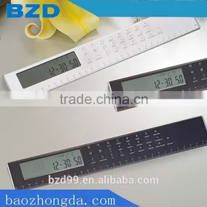 Promotional Multi-functional Electric Ruler Calculator With Functions of Ruler/Calculator/ Clock /Alarm thumbnail-1