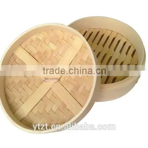 Chinese Mini Bamboo Steamer Basket thumbnail-2