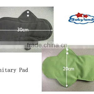 Washable Reusable Heathy Natural Charcoal Bamboo Women Using Sanitary Pads thumbnail-5