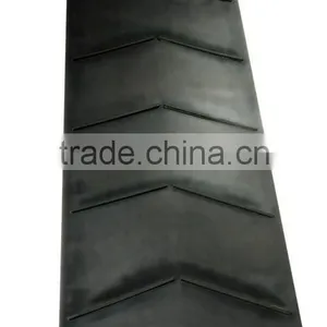 Tear-resistant Patterned Chevron Rubber Conveyor Belt thumbnail-1