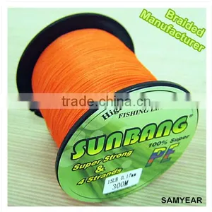 Sunbang Zhejiang Wholesale Premium Multifilament Braided Fishing Line Super Line 4 X thumbnail-1