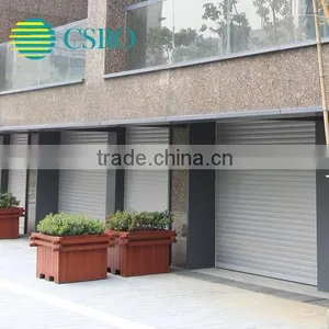 Auminum Rolling Shutter Patio Doors With 55mm Insulated Foam Filled Bars thumbnail-6
