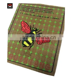 Custom Brand Clothing Woven Labels Laser Patches. thumbnail-3