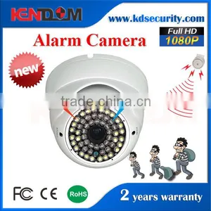 Kendom Brand Unique Alarm Dome Camera Metal Case 1080P AHD Vandalproof 2 Megapixel Dome Alarm Siren Camera IP thumbnail-1