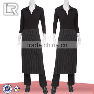 Women's Full-size Black Striped Bistro Apron thumbnail-1
