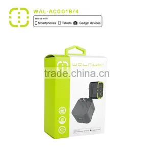 2016 Walnut MFI Certificed 2.1A USB Main Charger With Colorful Box thumbnail-2