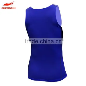 Blue Compression Polyester Polo Wear thumbnail-2