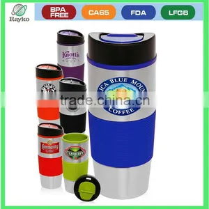 Colorful Flat Travel Coffee Mug thumbnail-1