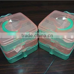 Plastic Pretty Compartment Storage Box With Handle for Outdoor Storage Box thumbnail-1