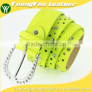 Women'sfashion Women Jeans Rhinestone Belt With Shiny Silver Rhinestone Buckles in Yiwu thumbnail-1