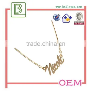 Fashion of Gold Necklaces With Letter thumbnail-6