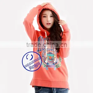 Wholesale Combed Cotton Hoodies&sweatshirts Custom Print Womens Sweatshirt thumbnail-3