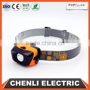 Poppas T10 3AAA Battery Operated Outdoor Waterproof Camping Running Walking Reading Led Light Headlamp thumbnail-1