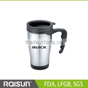 Stainless Steel Coffee Cup. Office Cup Car Mug. thumbnail-1