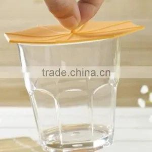 Hot Sale Bpa Free Heat Resistant Wholesale Lovely Silicone Glass Lid thumbnail-3