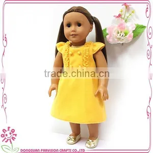 Fashion Girls Toys Pretty Vinyl Girl Doll Baby Vinyl Plastic Doll thumbnail-3