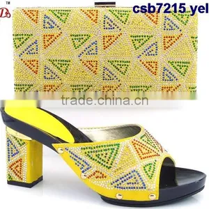 CSB7216 New Design for Women Shopping Cheap Italian Shoes Matching Bags thumbnail-4