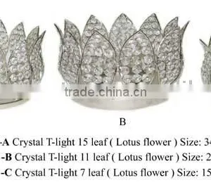 Table Top Crystal Votive T-light, T-light, T-light Holder thumbnail-1
