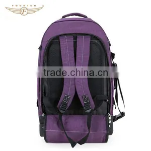 OEM ODM Factory Waterproof Wheeled Nylon Hiking Sport Trolley Backpack thumbnail-4