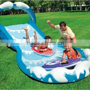 Inflatable Plastic Water Park Giant Slip and Slide thumbnail-2