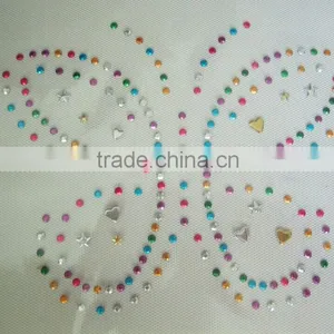 Mix Color Rhinestud and Nailhead Heat Transfer Iron on Sticker thumbnail-4