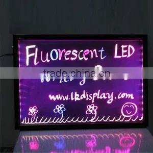 Wholesale China Custom Hanging Acrylic Led Writing Board thumbnail-1