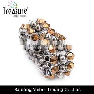 2016 Fashion New Design Alloy Concert Wide Bangle Bracelet Jewelry thumbnail-4