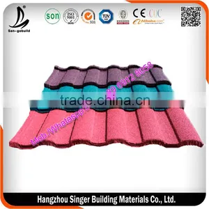 SGB Roman Stone Coated Steel Roofing Tile thumbnail-6