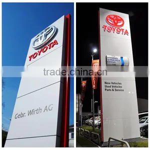Custom Aluminum Street Standing Light Signage thumbnail-1