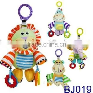 Lovely Stuffed Baby Rattle Bed Decorative Cow Toy thumbnail-2