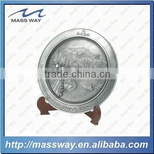 Custommized Souvenir 3D Metal Engraved Commemorative Plates thumbnail-2