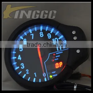 Racing Multifunction 4 In 1 Auto Meter Tachometer thumbnail-3