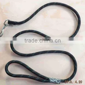 Black Nylon Dog Leash Led thumbnail-1