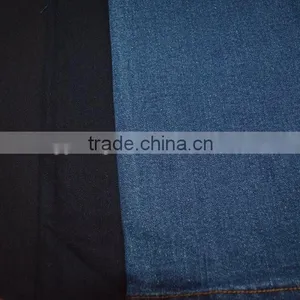 Spandex Cotton Denim Fabric Black Weft thumbnail-3