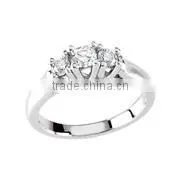 3 Stone Bridal Anniversary Mounting Band Mount230 thumbnail-1