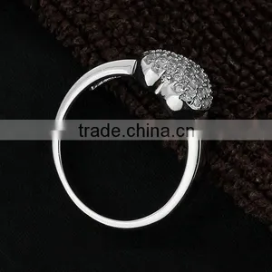 Fashion Cubic Zirconia Heart Ring , Lady Ring,New Design Rings Silver Jewelry thumbnail-3