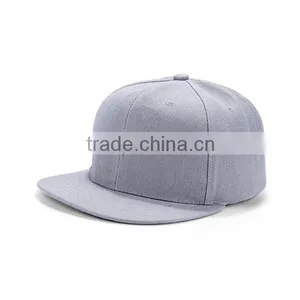 Plain Flat Snapback Hats No Logo thumbnail-4