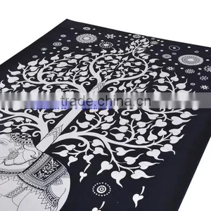 100% Cotton Mandala Bed Cover Psychedelic Tapestry Hippy Throw Indian Wall Hanging Bohemian Tapestry Wholesale Jaipur thumbnail-2