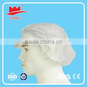 Blue /White PP Snood Cap for Food Industry thumbnail-2