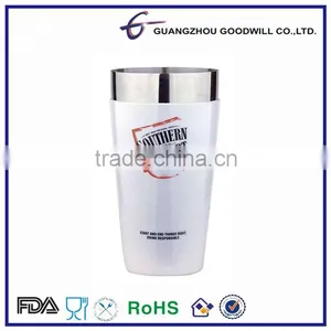 Shaker Bottle 24oz Stainless Steel With Vinyl Wrap thumbnail-1