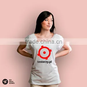 2016 Custom Design T-shirt Print Logo Slogan Screenprint Transfer DTG OEM Service Women thumbnail-1