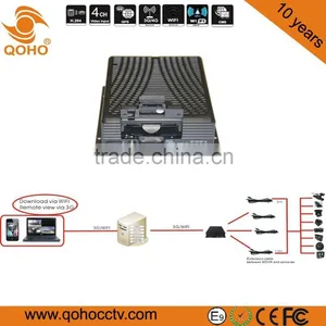 8 Channel Mobile DVR, 2TB HDD/SSD 4G Online For Bus GPS Google Map thumbnail-6