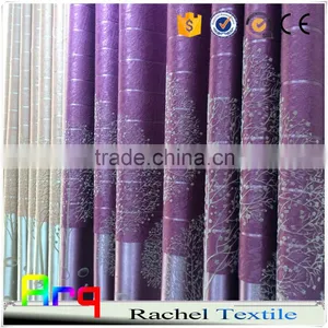 Modern Simple 100% Polyester Material Flocked Fabrics for Blackout Curtain/ Sofa/cushion- Silk Like Polyester Material thumbnail-2