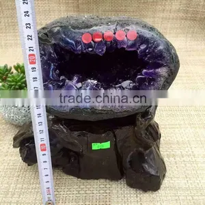 High Quality Brazil Amethyst Geodes Natural Quartz Crystal Geodes thumbnail-6