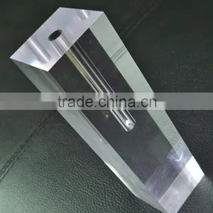 Transparent Acrylic Cube With Hole Good Polishing thumbnail-2