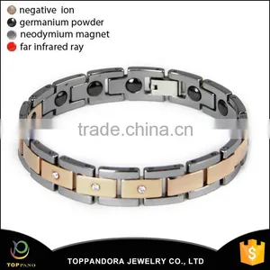 Fate Love Health Care Magnetic Energy Bracelet Tungsten Steel 7.48" Length Adjustable Tungsten Bangle Bracelet thumbnail-3
