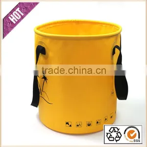Factory Sale PVC Tarpaulin Water Folding Bucket Fishing Bucket Camping Bucket thumbnail-2