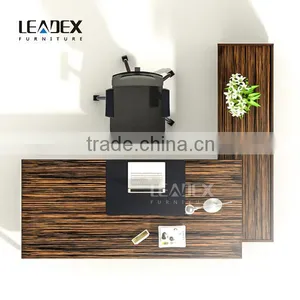 Latest Design Hot Sale Manager Desk With Alum Frame thumbnail-3