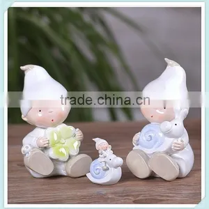Resin Elfin Figurine Lovely Elfin Statue for Home Decoration thumbnail-2