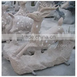 Garden Stone Animal Sculpture Deer thumbnail-1
